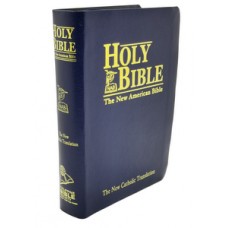 Bible - New American Bible 11.5cm x 16.5cm Soft Vinyl Cover Blue Philippines Bible Society 