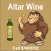 Altar Wine - White 15% 1L Tarragona Spain - Carton of 6 bottles 